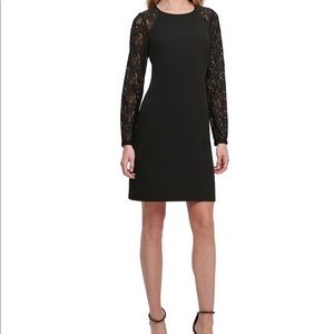 Tommy Hilfiger
Long Lace Sleeve A-line Dress Black